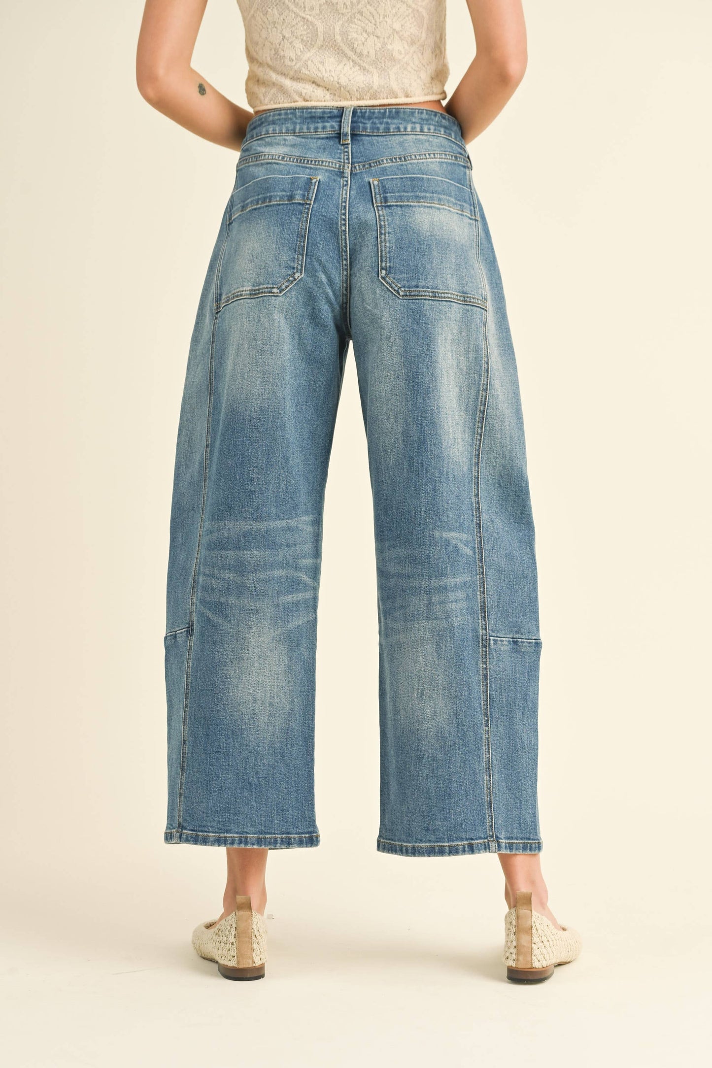 LOOSE FIT DENIM PANTS