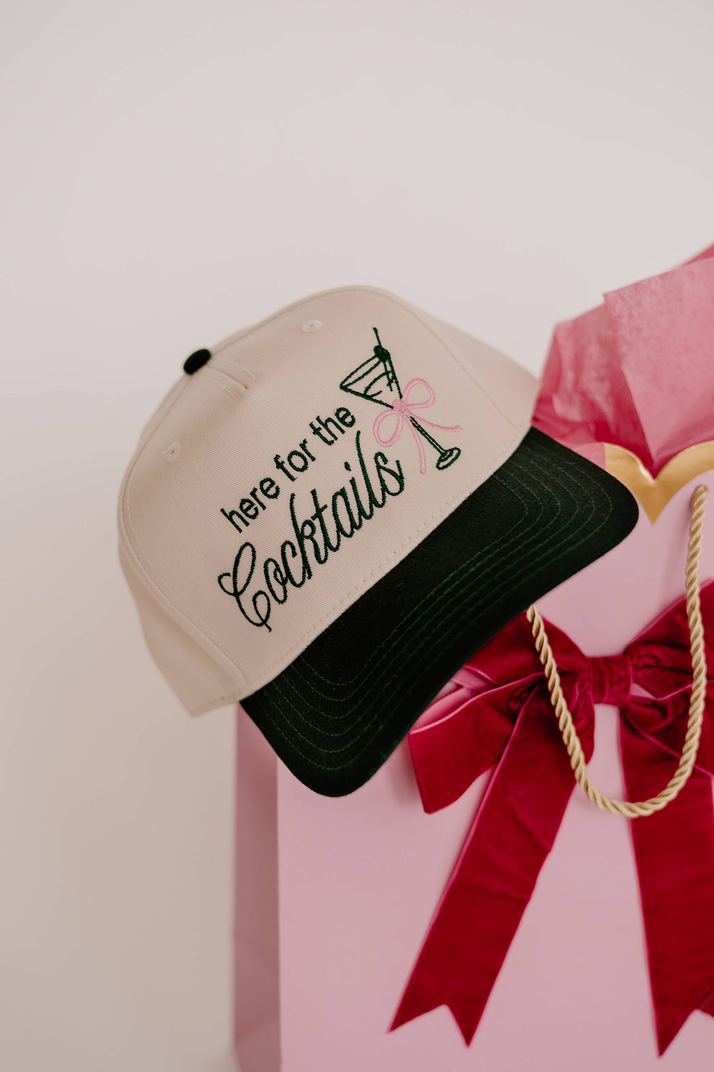 Here for the cocktails! Hat