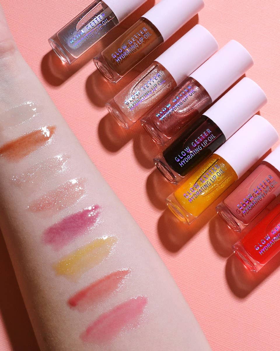 Glow Getter Lip Oil ( BUBBLE PINK)