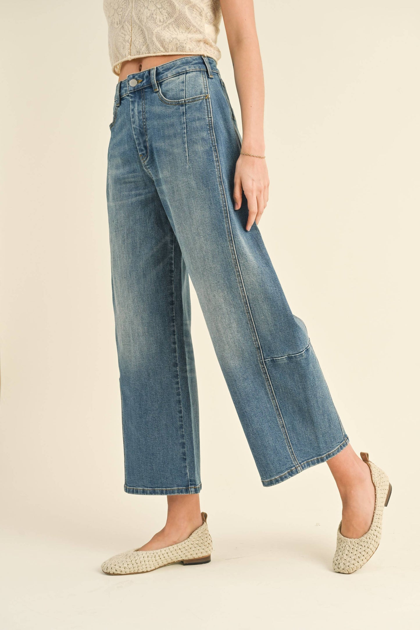 LOOSE FIT DENIM PANTS