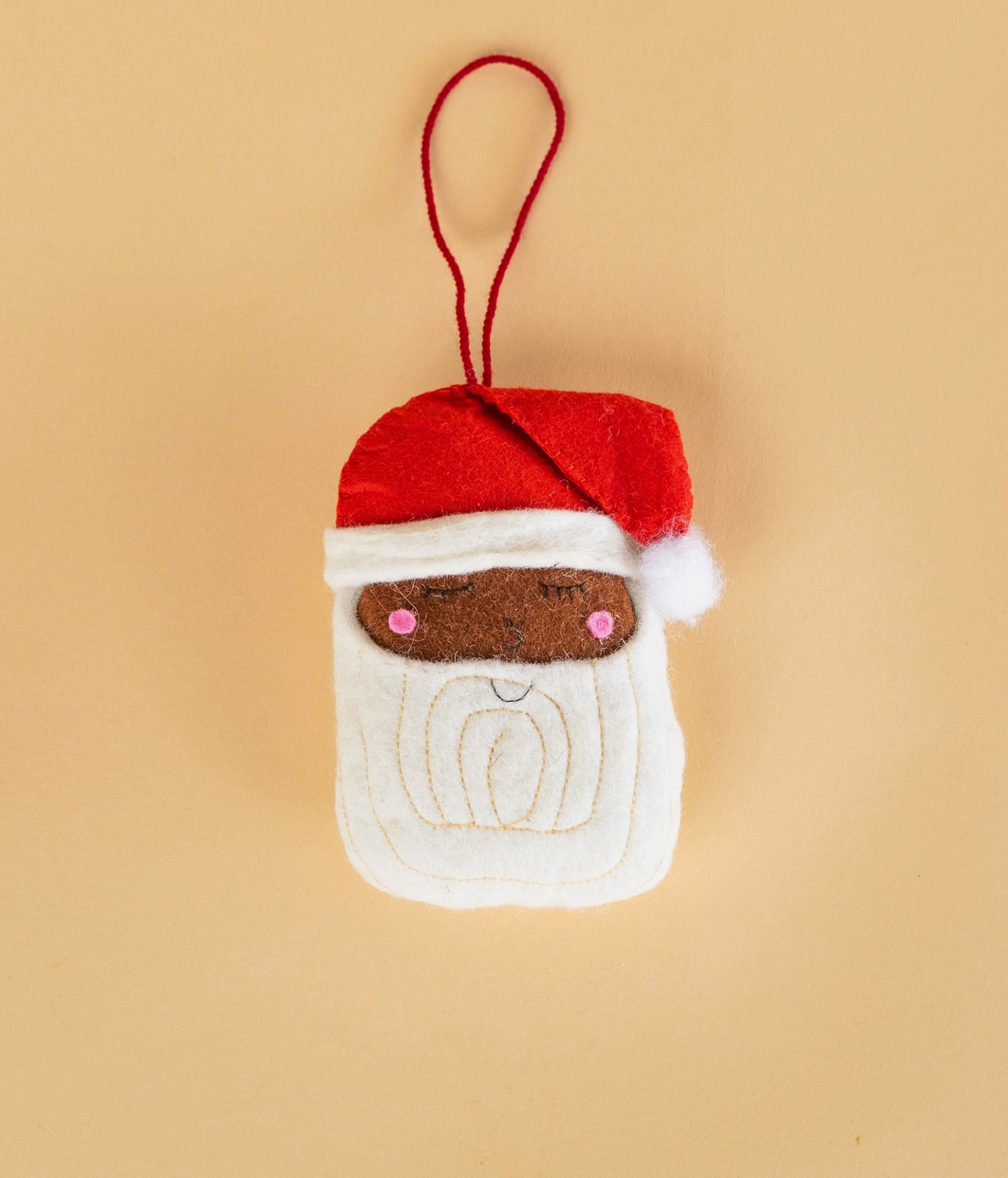 Handmade Santa Ornament