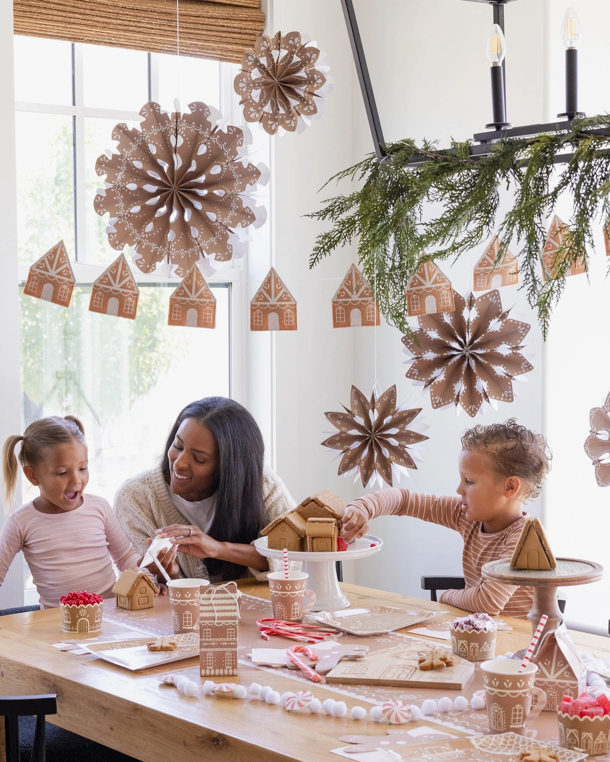Gingerbread Felt Gingerbread House Banner