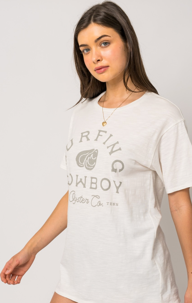 Surfing Cowboy Tee