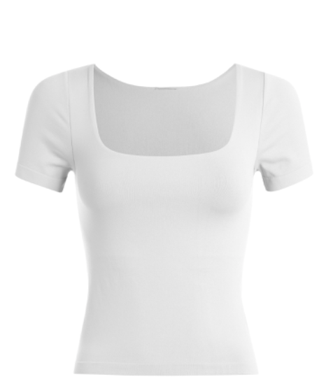 Square Neck Basic Tee