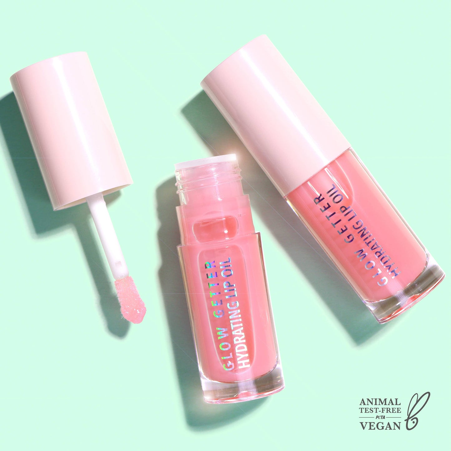 Glow Getter Lip Oil ( BUBBLE PINK)