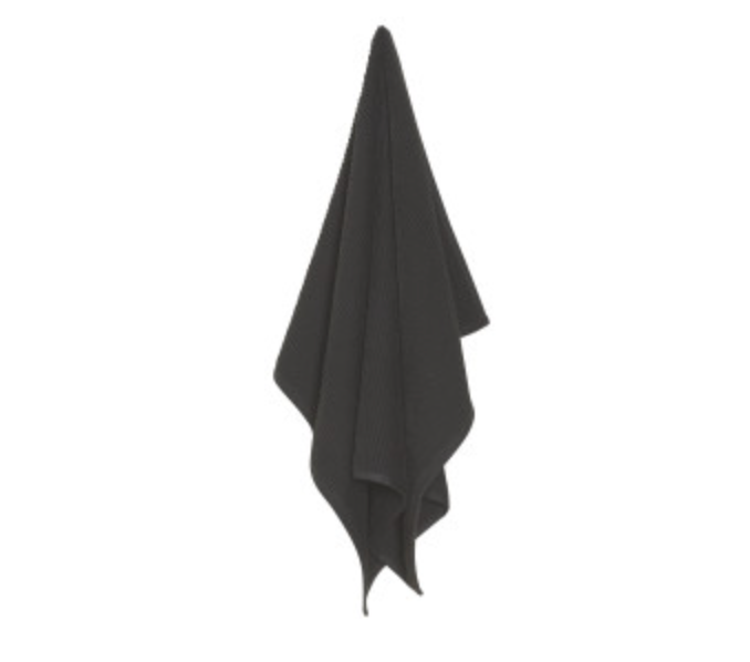Ripple Black Dishtowel