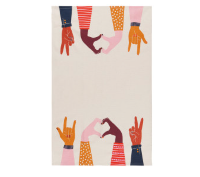 Human Kind Printed Dishtowel