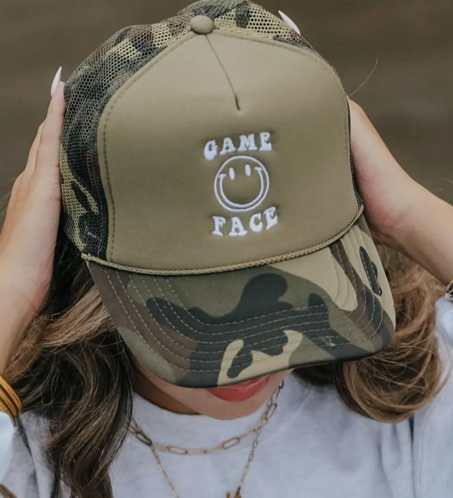 Game Face Camo Trucker Hat