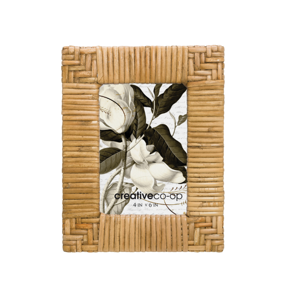 Rattan Photo Frame