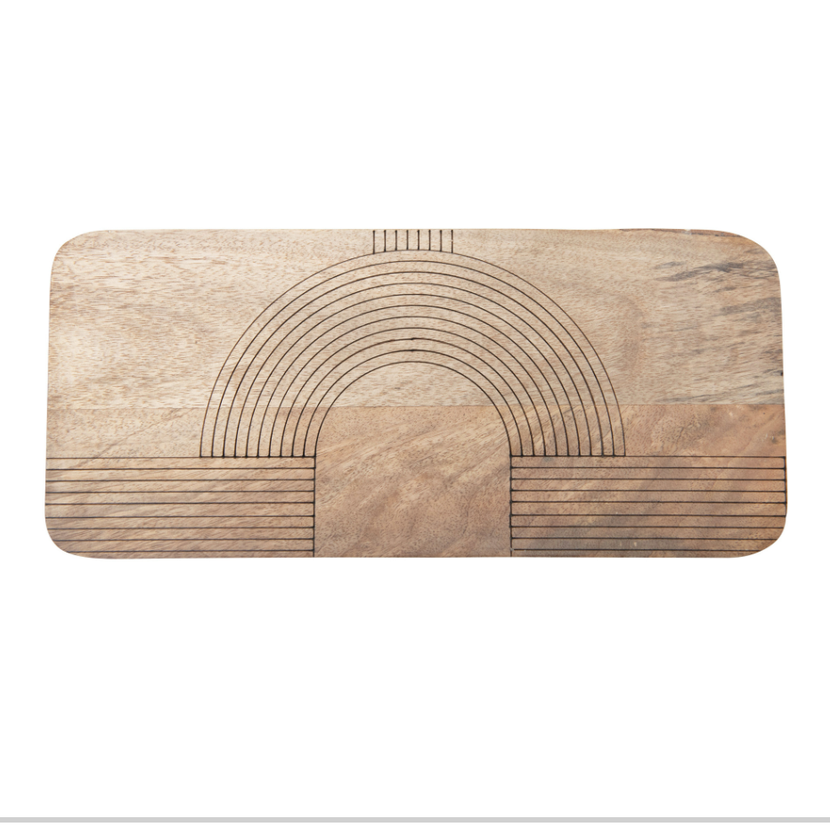 Engraved Mango Wood Cutting Board