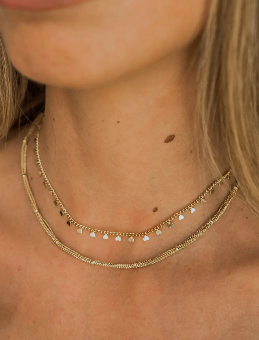 Corazones Choker