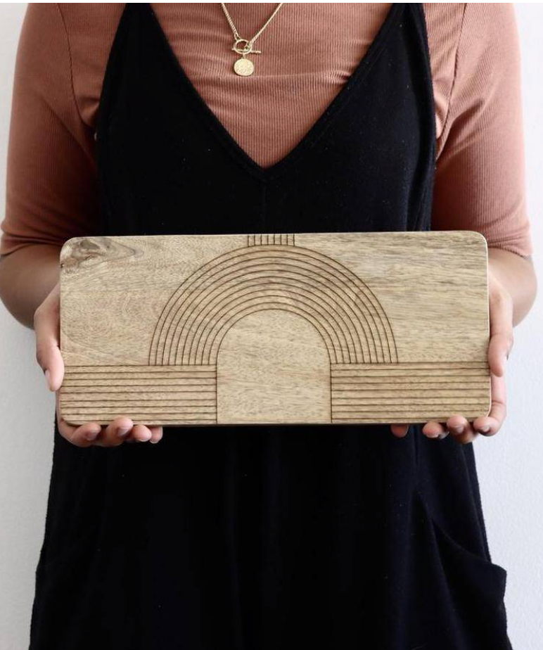 Engraved Mango Wood Cutting Board