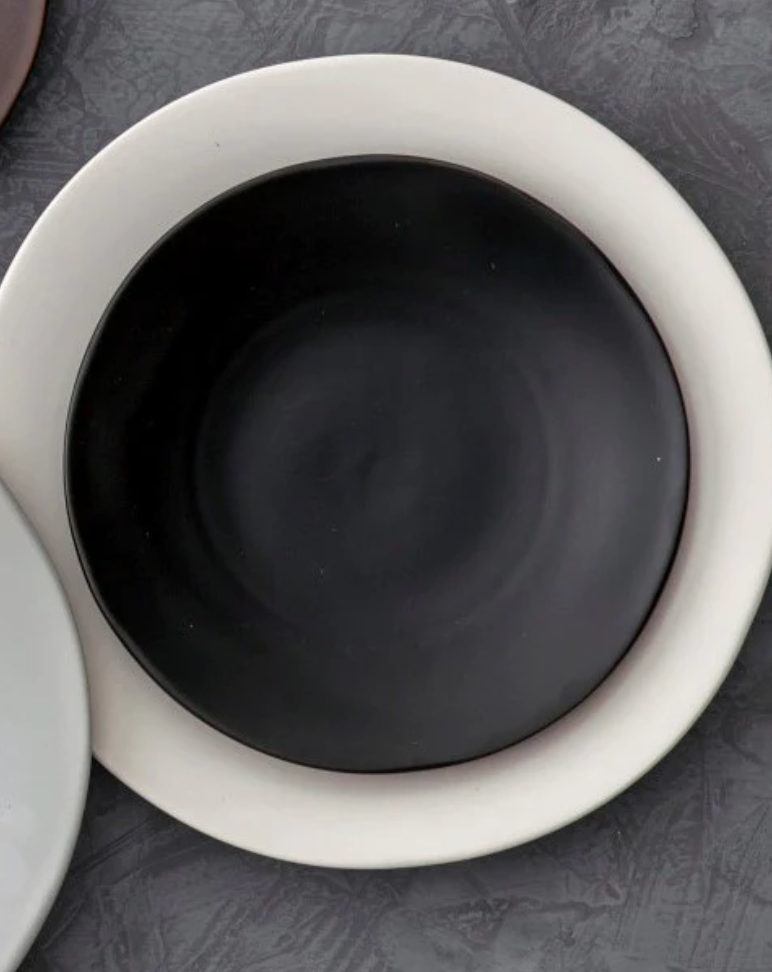 Heirloom Charcoal Salad Plate