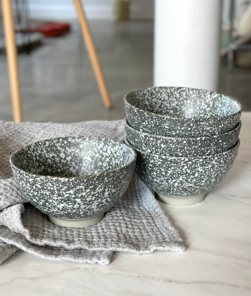 Slate 6" Speckled Bowl