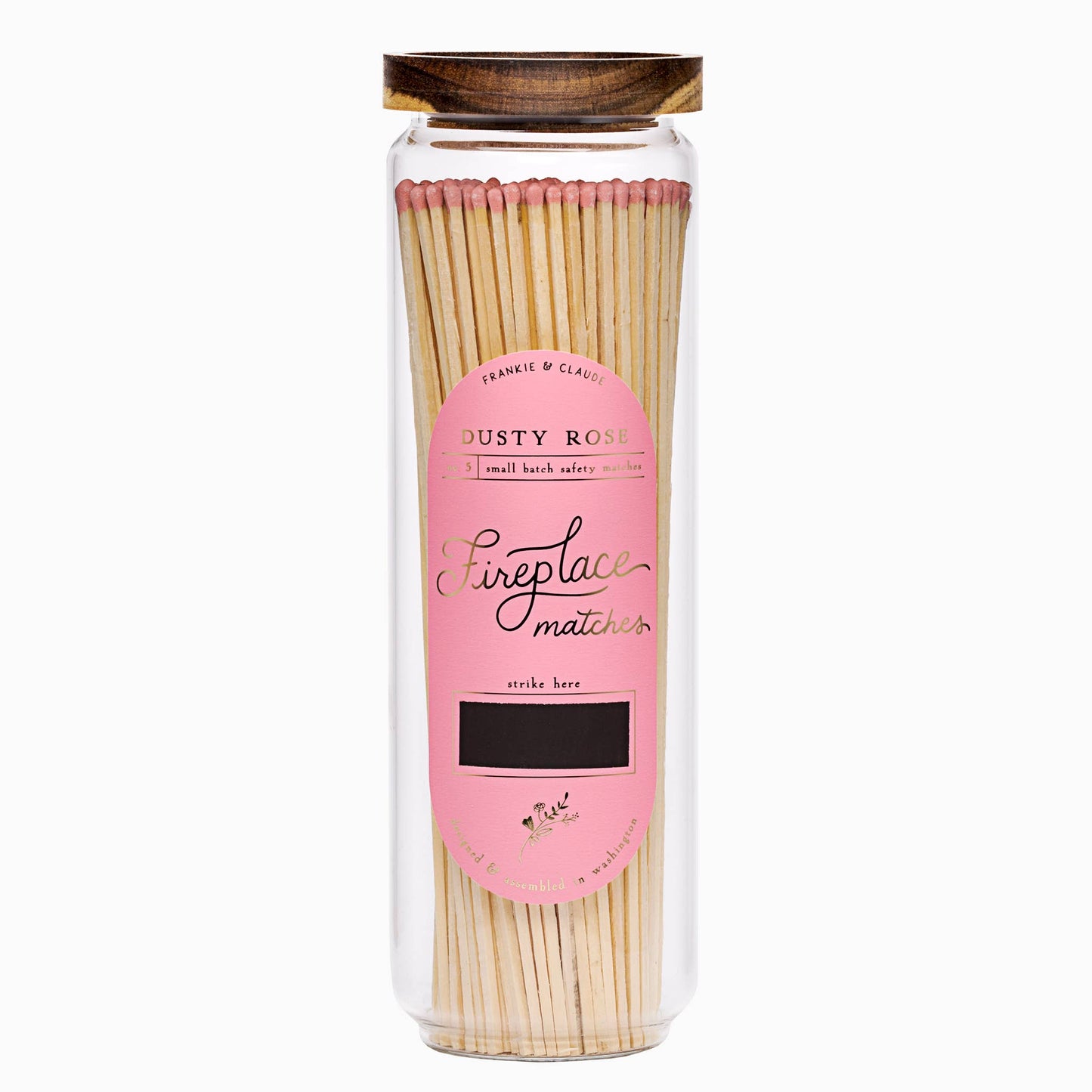 Fireplace Matches + Jar