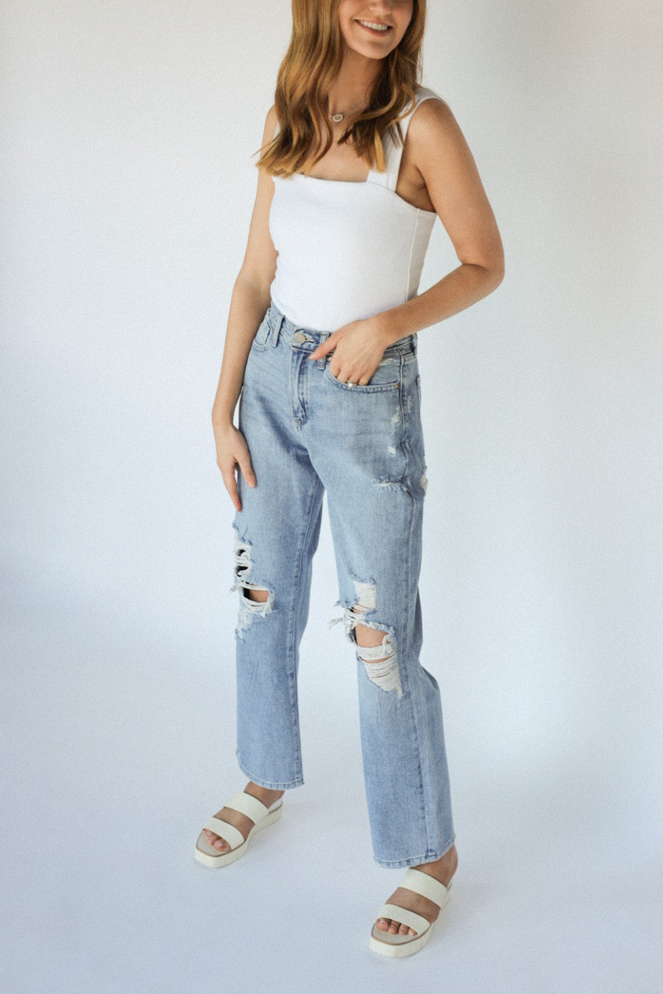 Not your dad's high rise denim