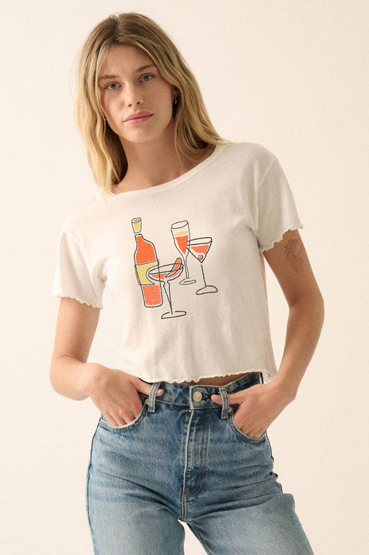 Hand-Drawn Cocktails Tee