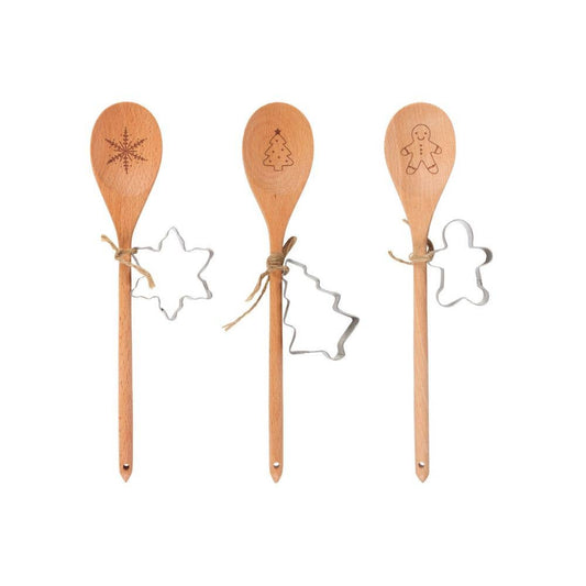 Wooden Spoons & Cookie Cutter