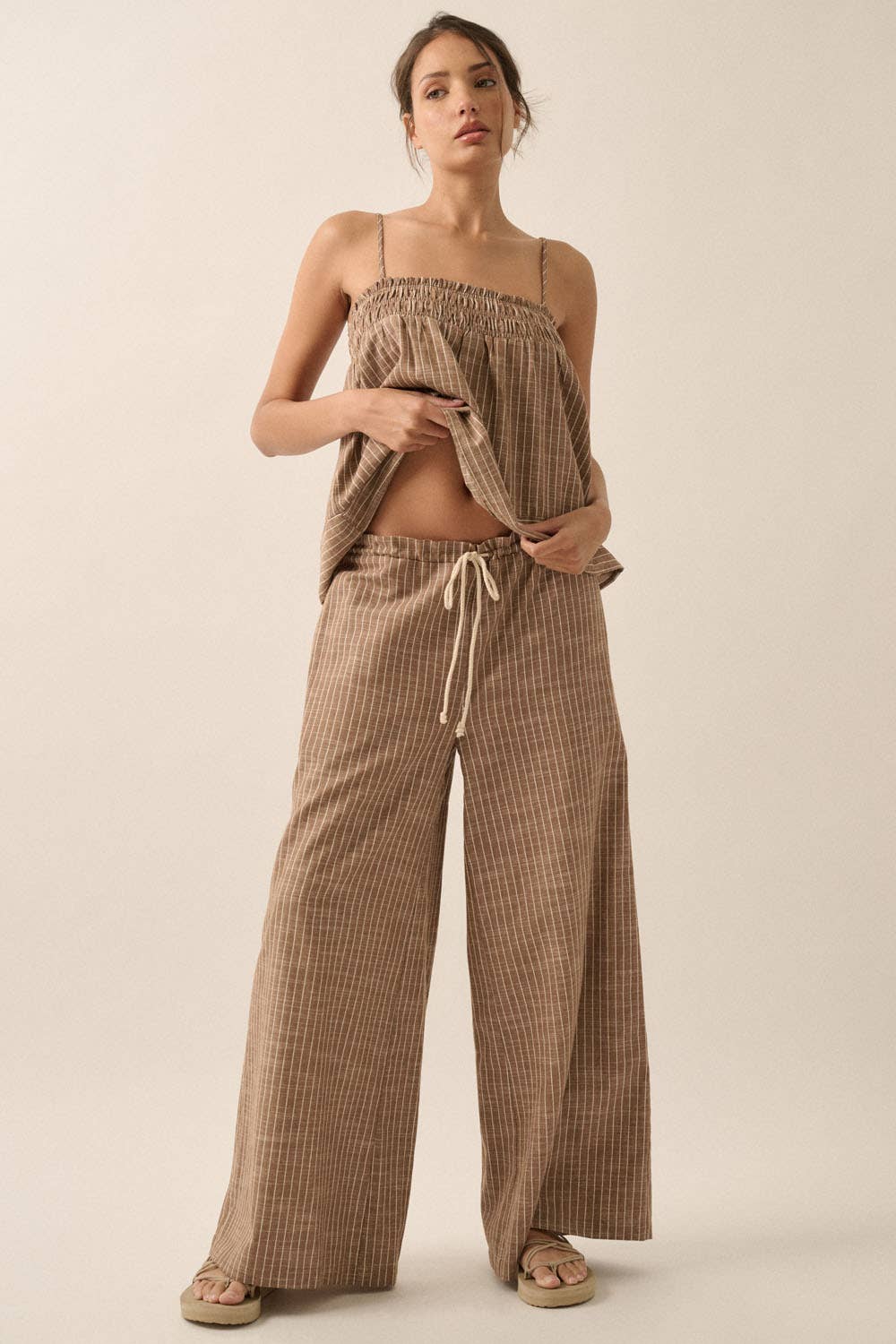 Striped Woven Pants