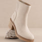 The Megan | Light Grey Bootie