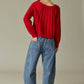 Leah Loose Fit Cable Knit Sweater