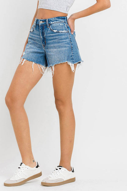 Distressed A Line Shorts