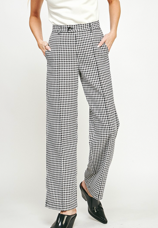 Strictly Business Houndstooth Pants