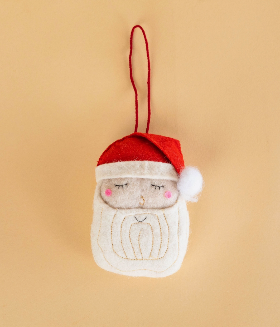 Handmade Santa Ornament