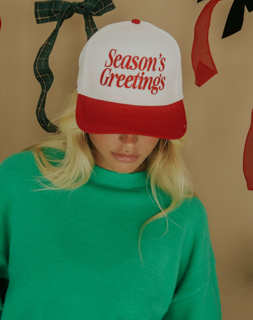 season greetings trucker hat