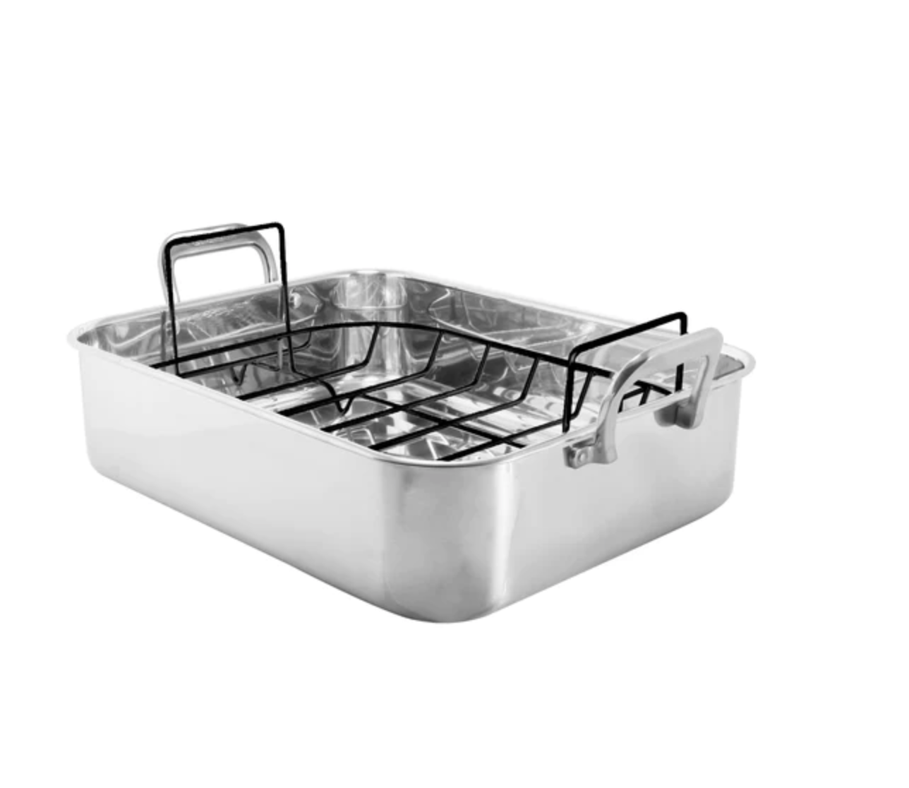 Stainless Steel Roaster with Nonstick Rack