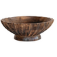 Mango Wood Footed Bowl