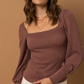 Mulberry Square Neck Top