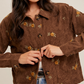 Embroidered Corduroy Jacket