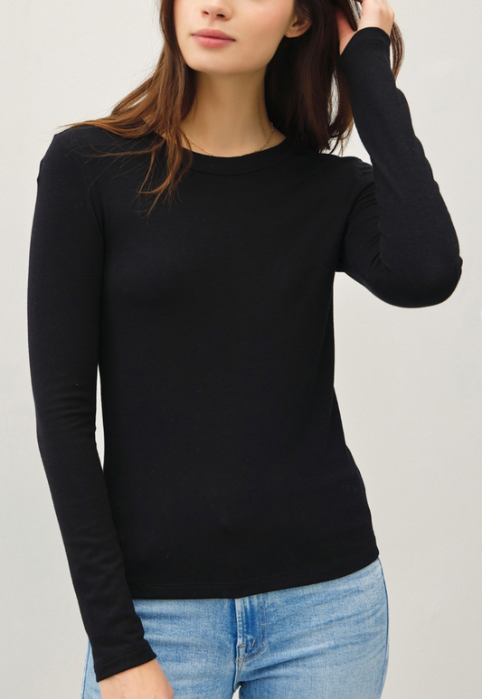 Round Neck Long Sleeve