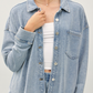 DENIM WASH OVERSIZED SHACKET