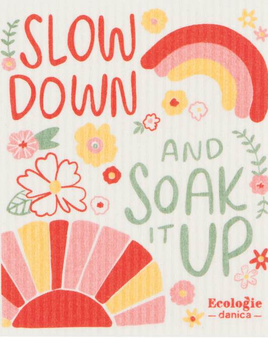 Slow Down Swedish Dishcloth