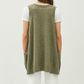 Oversized Sweater Vest