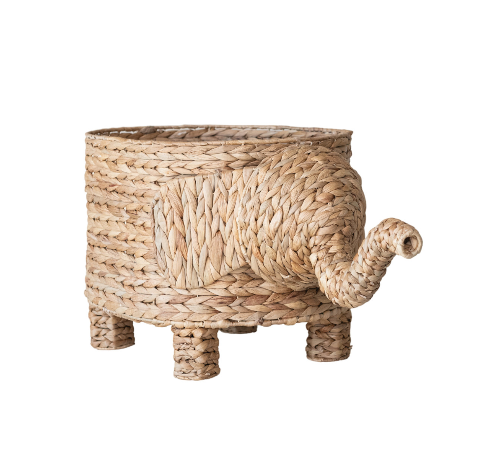 Elephant Shaped Basket