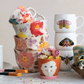Hand-Painted Stoneware Mug w/ Florals