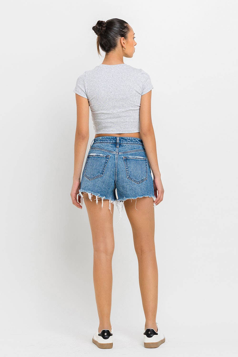 Distressed A Line Shorts