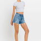 Distressed A Line Shorts