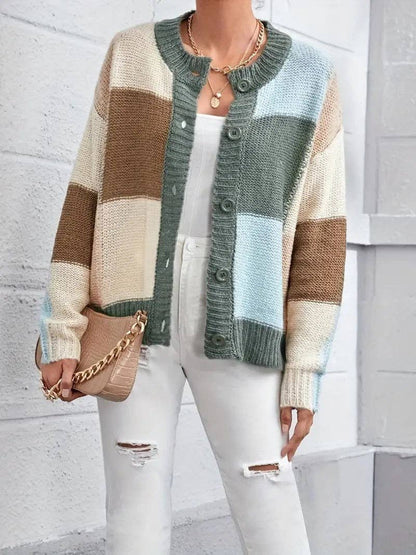 The Colorblock Cardigan