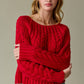 Leah Loose Fit Cable Knit Sweater