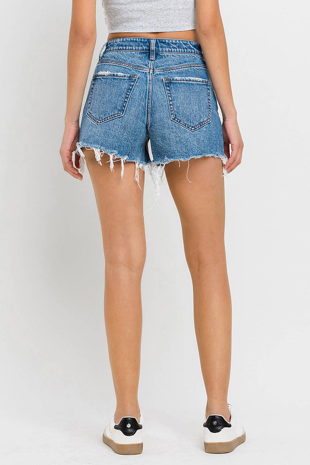 Distressed A Line Shorts