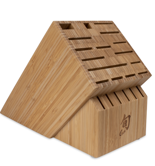 22–Slot Bamboo Block