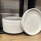 Cream Round Dish