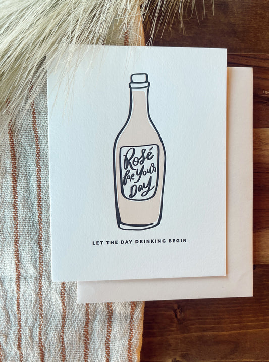 Rosé for your Day Card