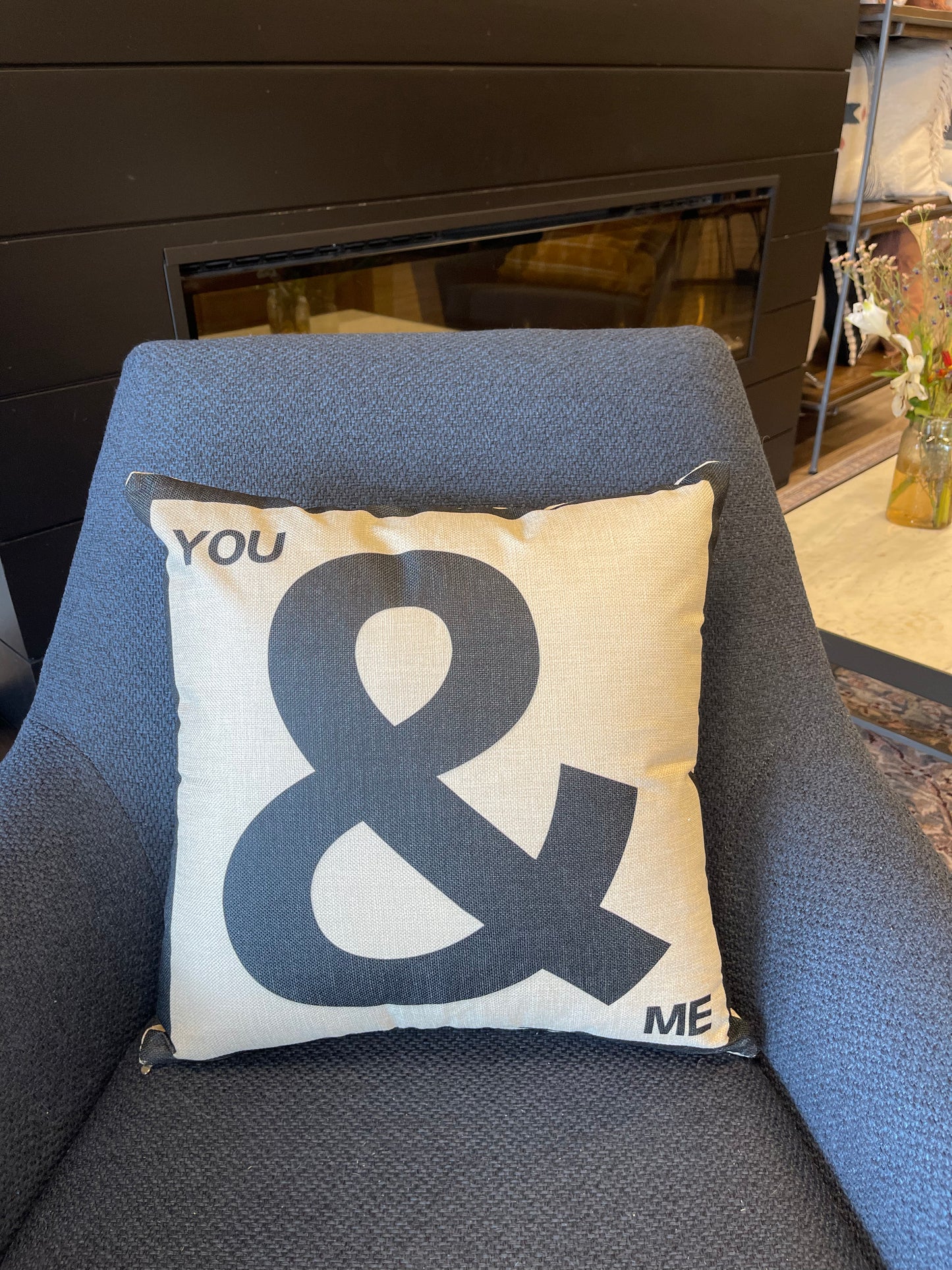 You & Me Pillow Cover